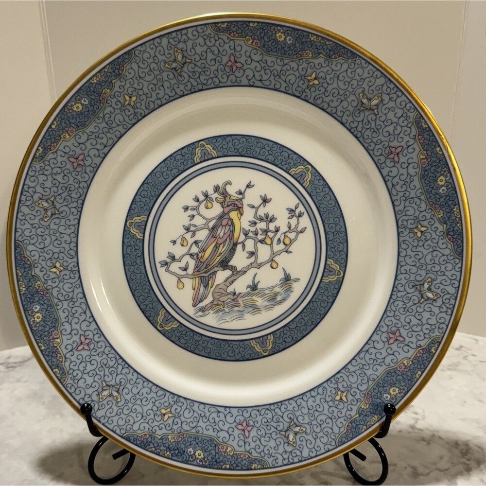 Lenox Oxford Bone China Made in USA Malaysia Dinner Plate Exotic Bird